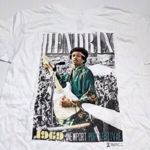 Jimi Hendrix Newport Pop Festival T- Shirt Size Small New